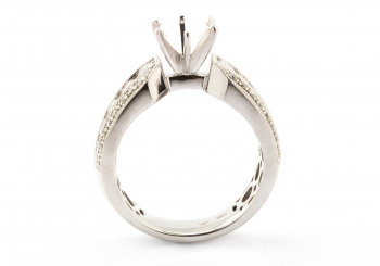 14k Diamond Semi-Mount Engagement Ring