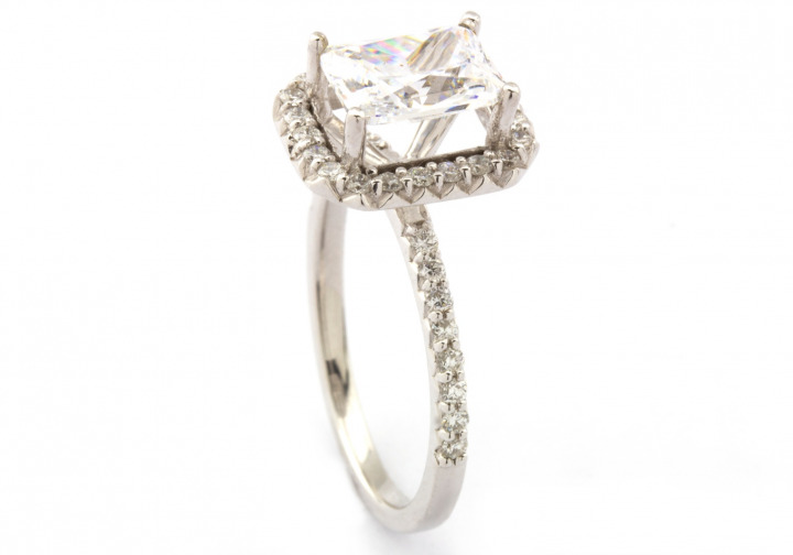 14k Diamond Semi-Mount Engagement Ring Set