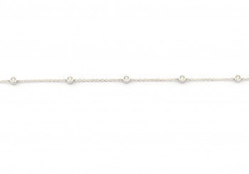 14k Fancy Link Diamond Bracelet