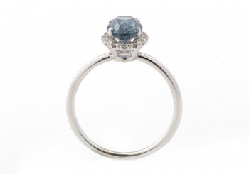 14k Fancy Montana Sapphire Ring 14k Fancy Montana Sapphire Ring
