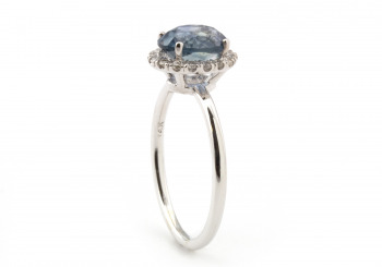 14k Fancy Montana Sapphire Ring 14k Fancy Montana Sapphire Ring
