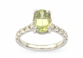 14k Montana Sapphire Ring