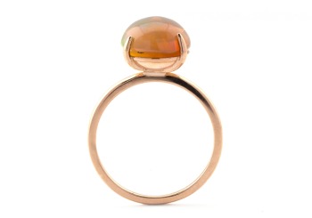 14k Ethiopian Opal Fashion Ring