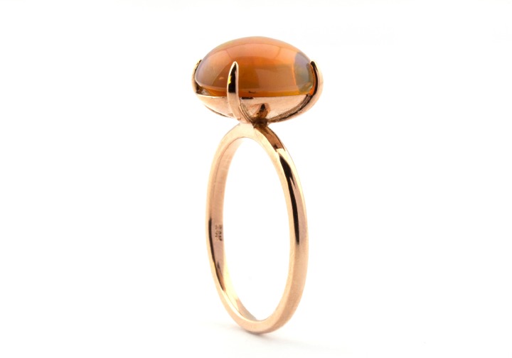 14k Ethiopian Opal Fashion Ring