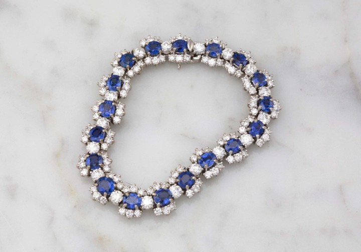 Vintage Yogo Sapphire Necklace