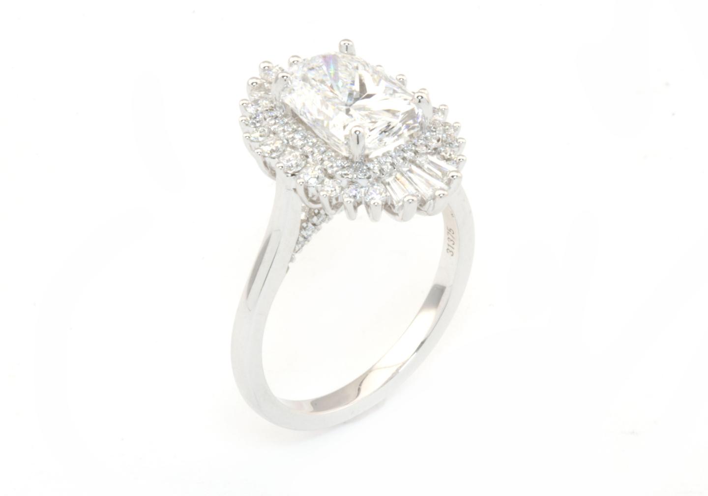 Halo Oval Diamond Engagement Ring