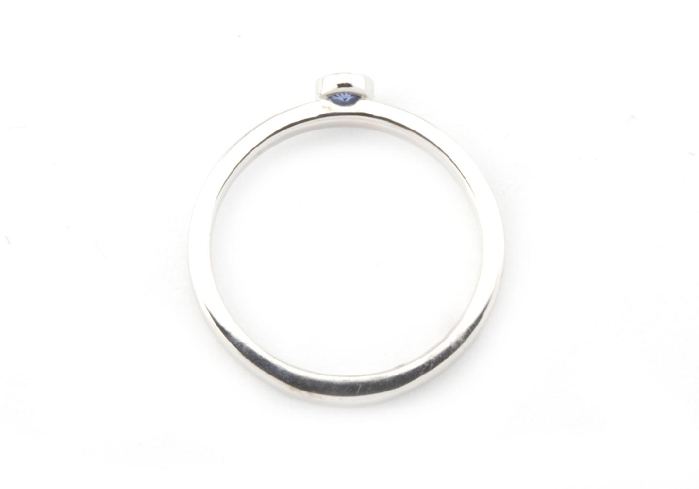 14k Yogo Sapphire Stacking Ring