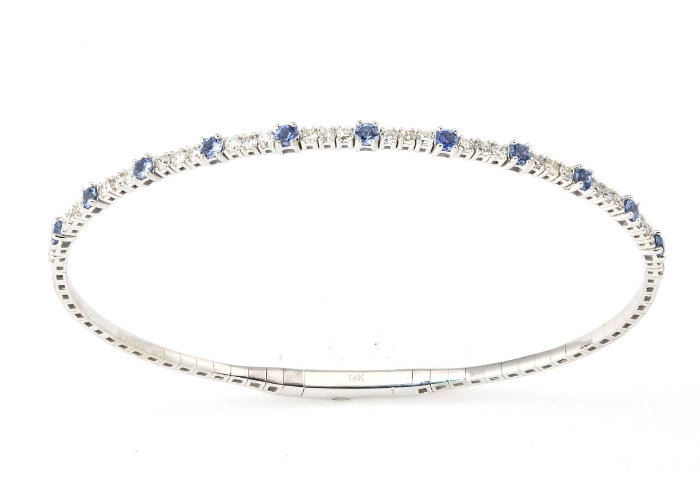 Yogo Sapphire Flex Tennis Bracelet