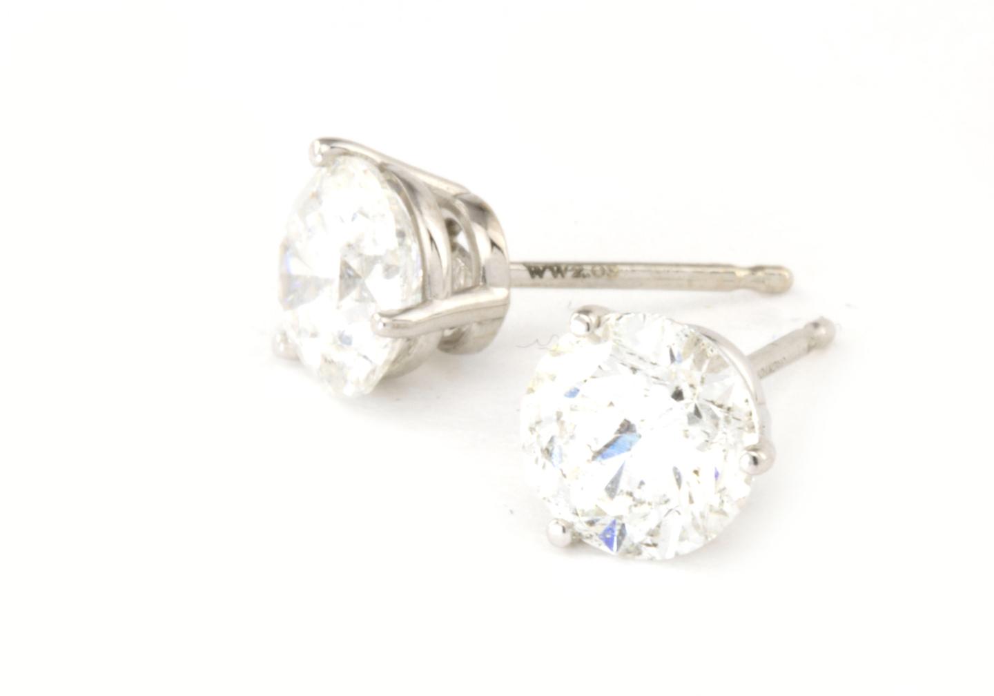 14K Diamond Studs