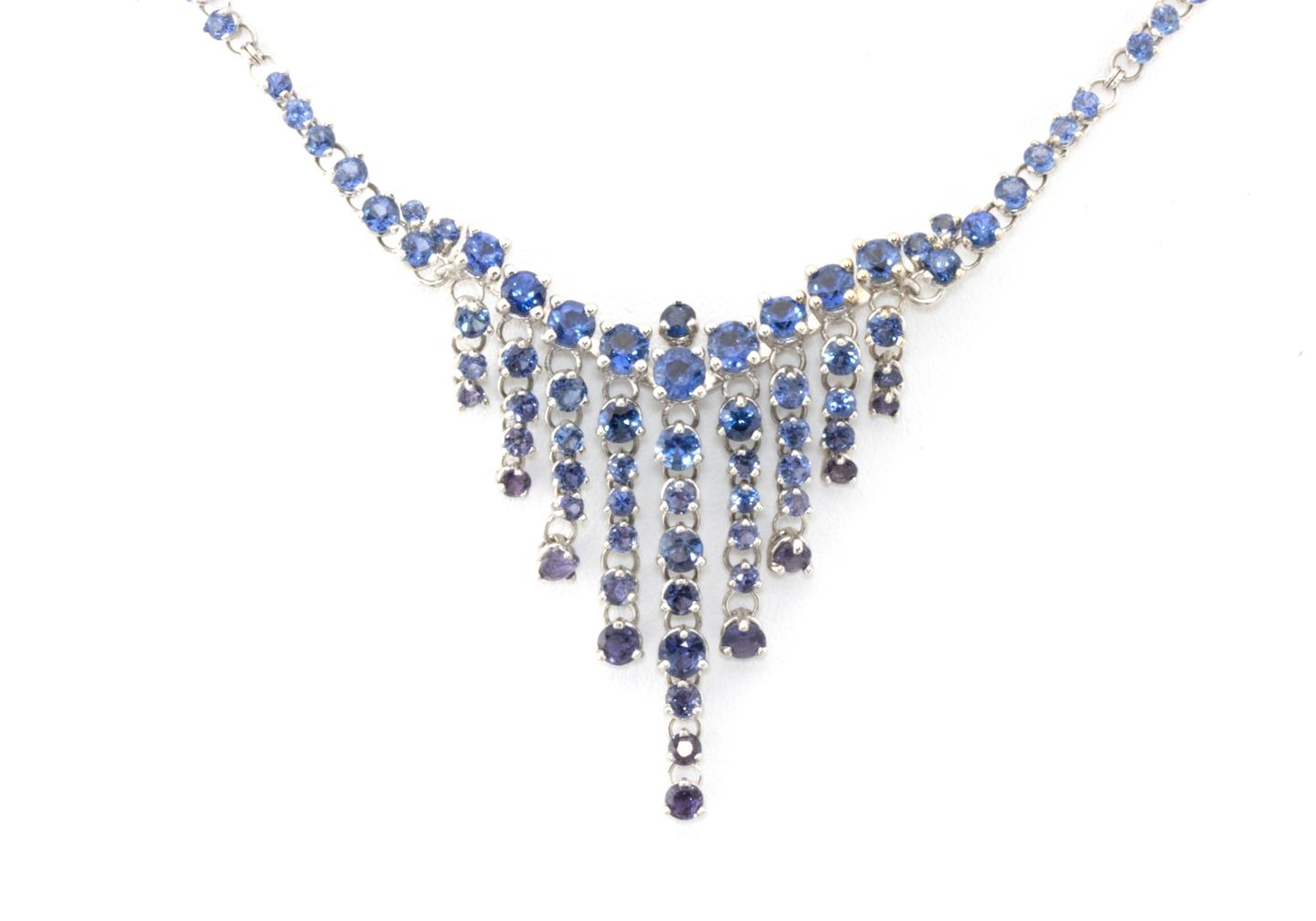 Yogo Sapphire Necklace