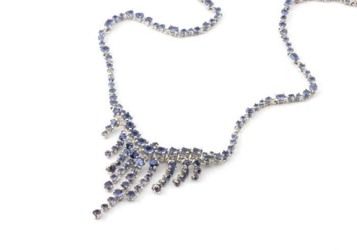 Yogo Sapphire Necklace