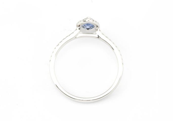 14K Yogo Sapphire Ring