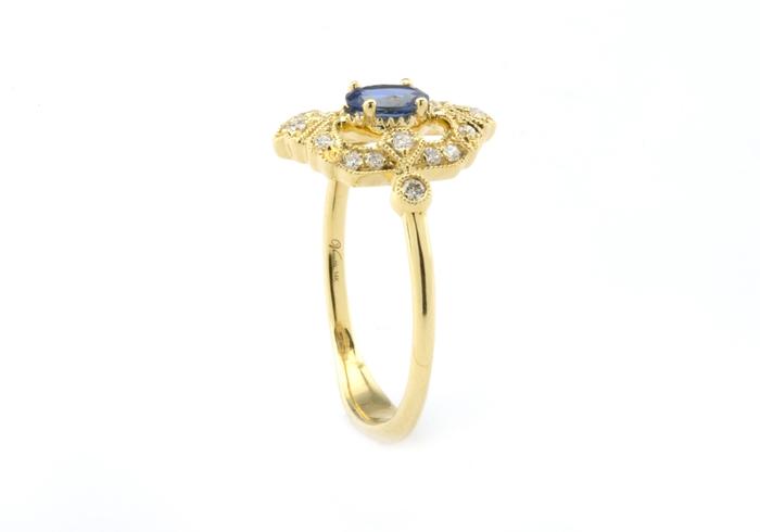 14k Yogo Sapphire Rings