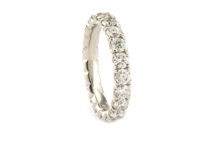 Platinum Diamond Eternity Band
