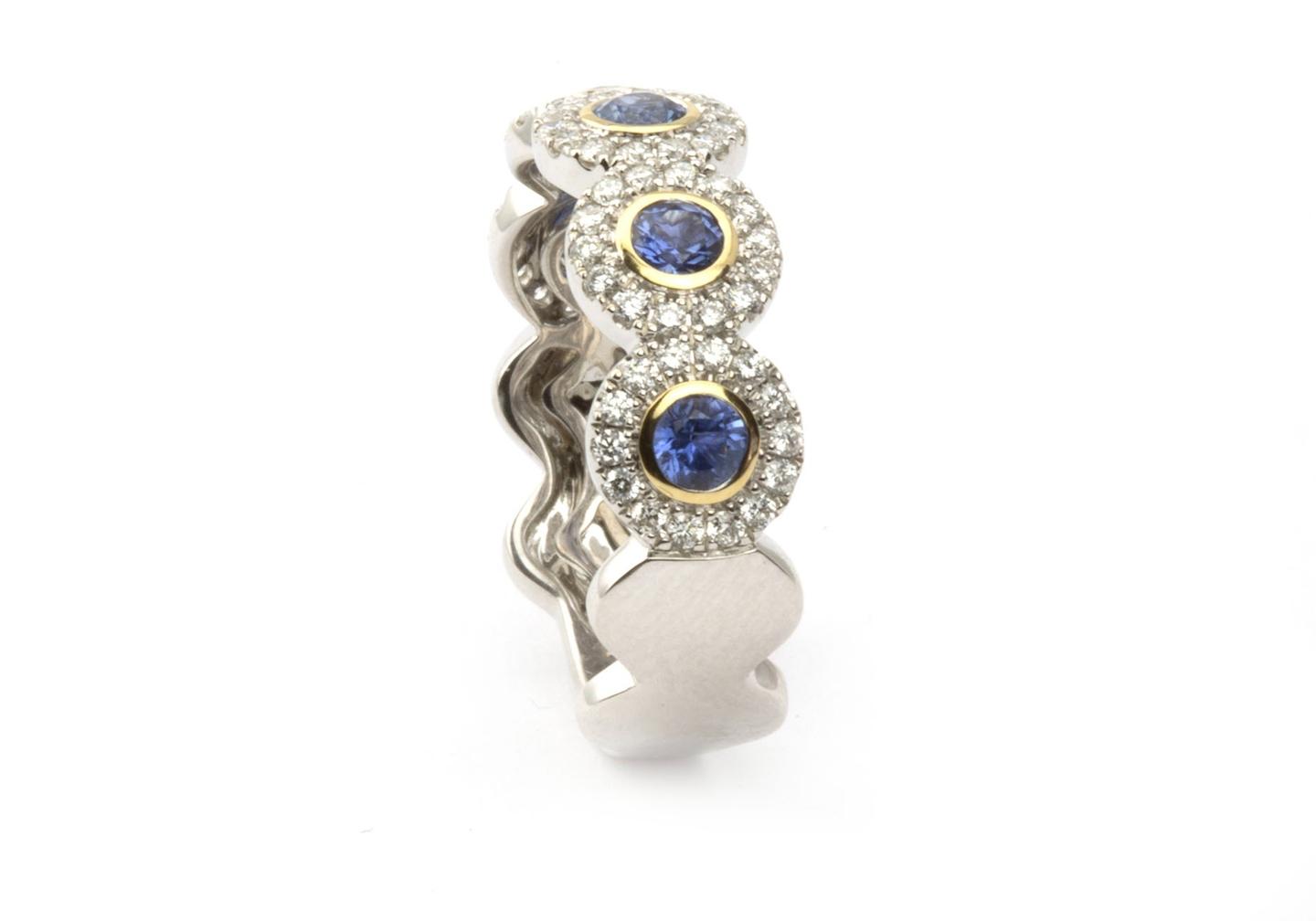 14K Montana Yogo Sapphire Ring