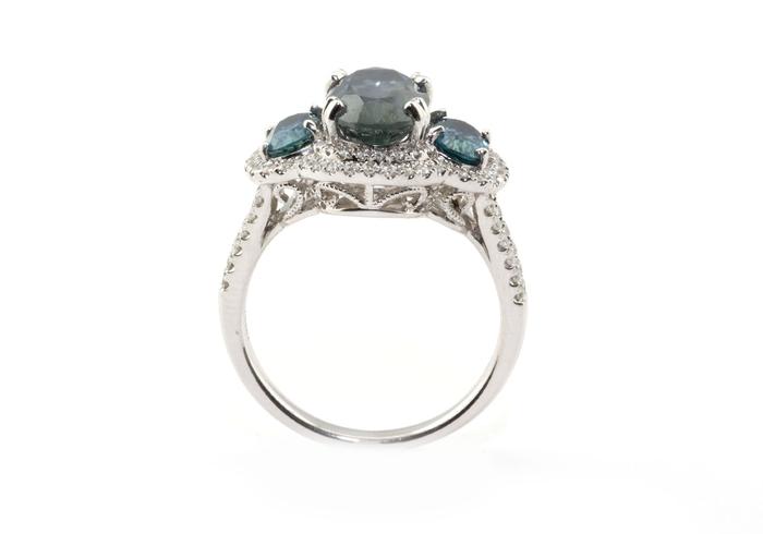 14k Montana Sapphire Ring