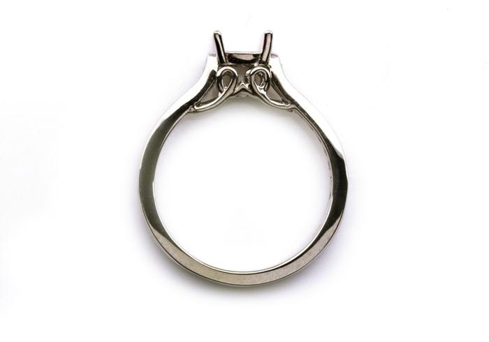 14K Semi-Mount Ring