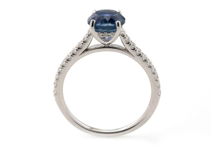 14k Montana Sapphire Ring