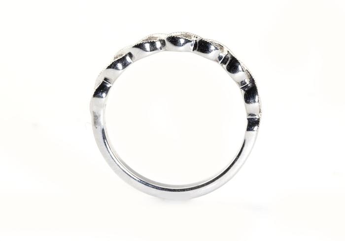 14k Diamond Wedding Band