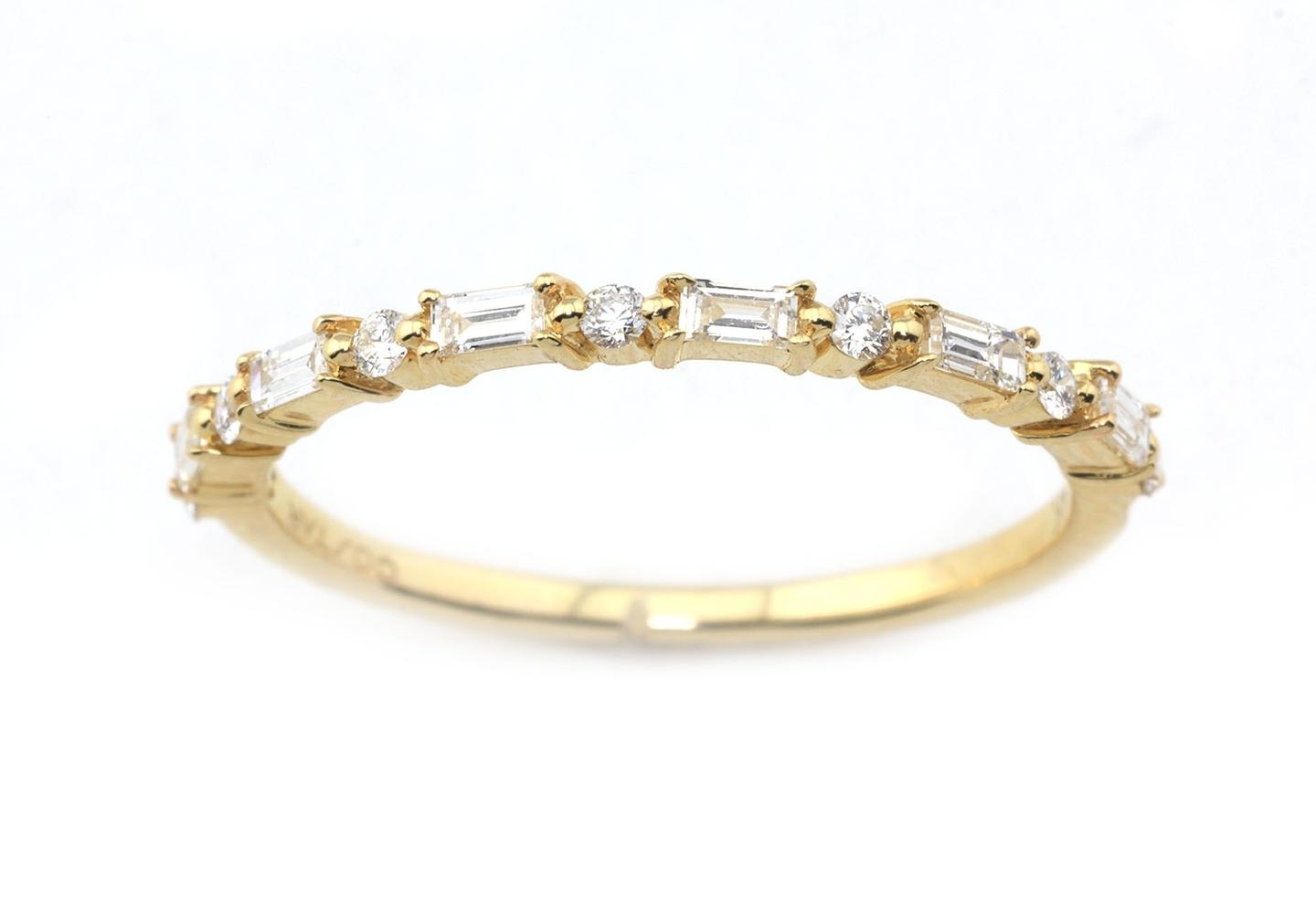 14k Diamond Wedding Band