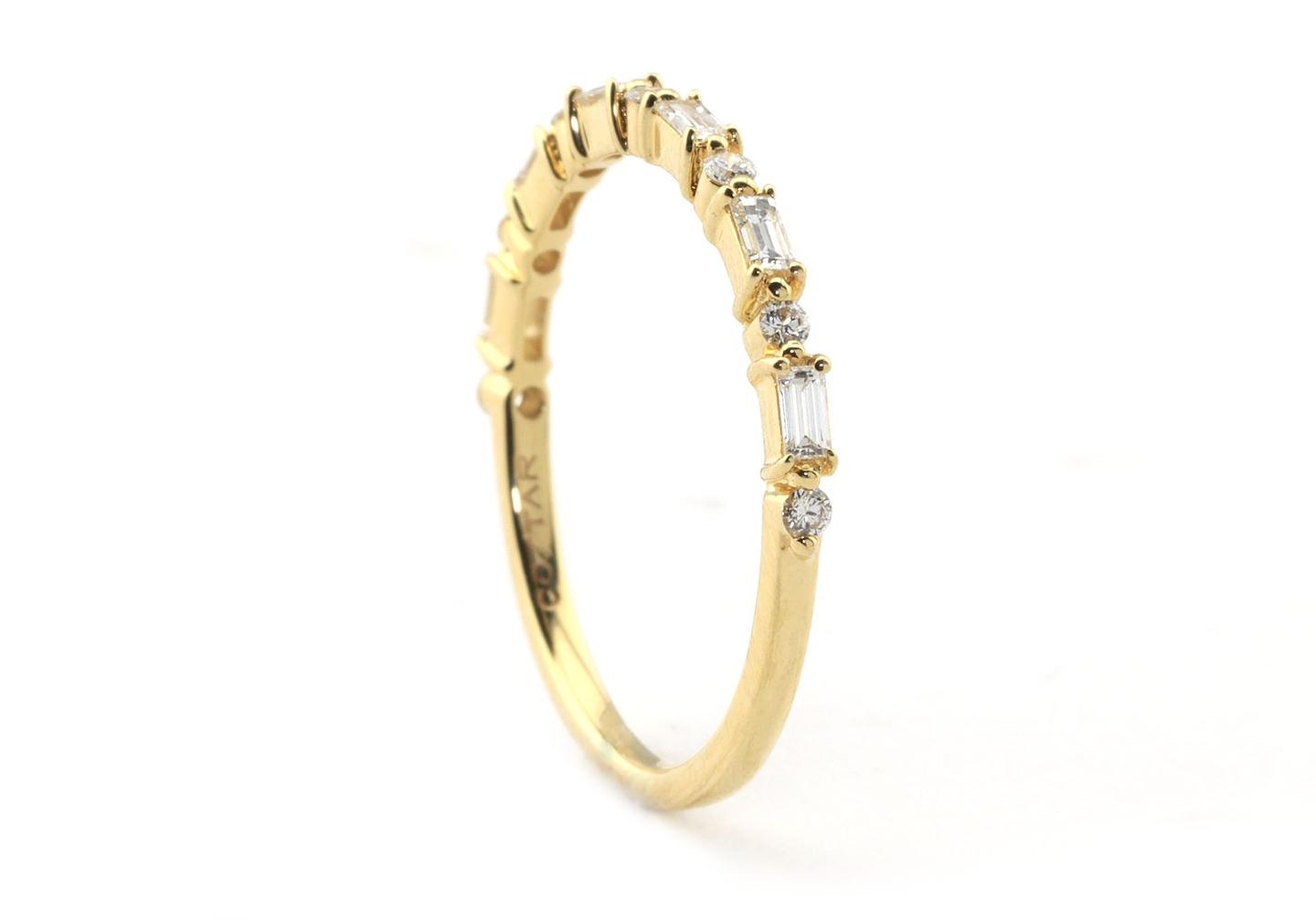 14k Diamond Wedding Band