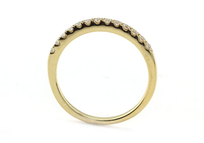 14k Diamond Wedding Band