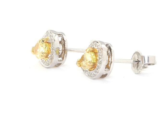 Yellow Diamond Studs