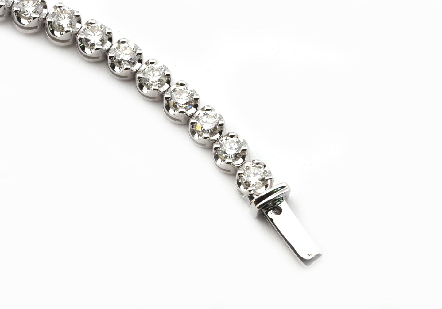 14k Diamond Tennis Bracelet 
