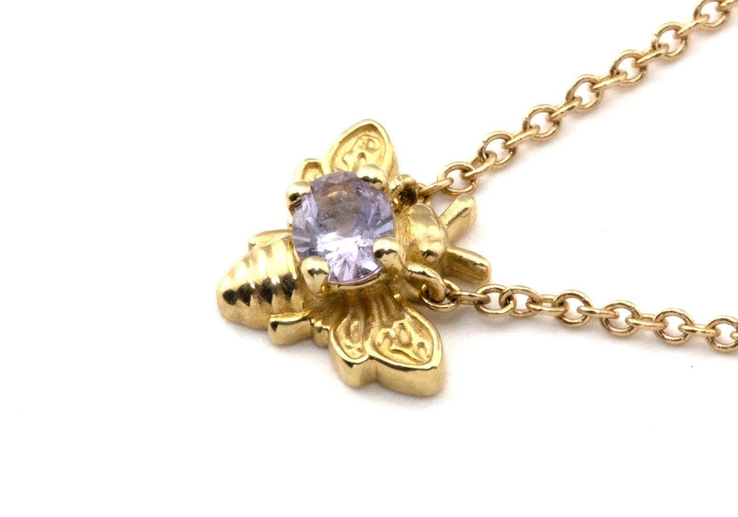 14k Yogo Bee Pendant