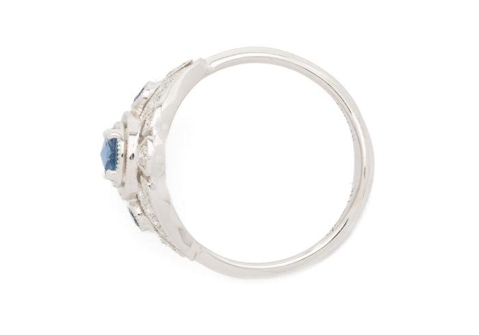 14K Montana Yogo Sapphire Ring