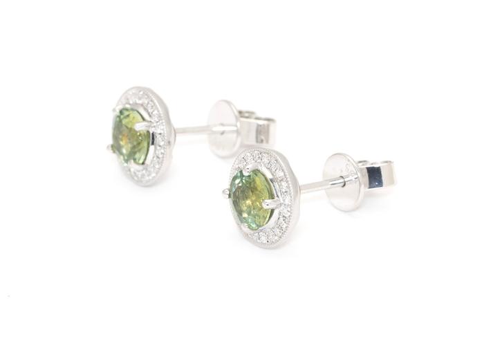 14k MT Sapphire Studs