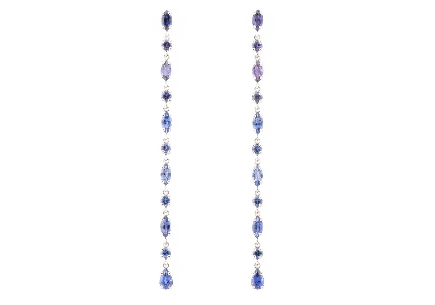 Uneek Precious Collection 1-Row Oval Shaped Blue Sapphire Dr | Aires  Jewelers | Morris Plains, NJ