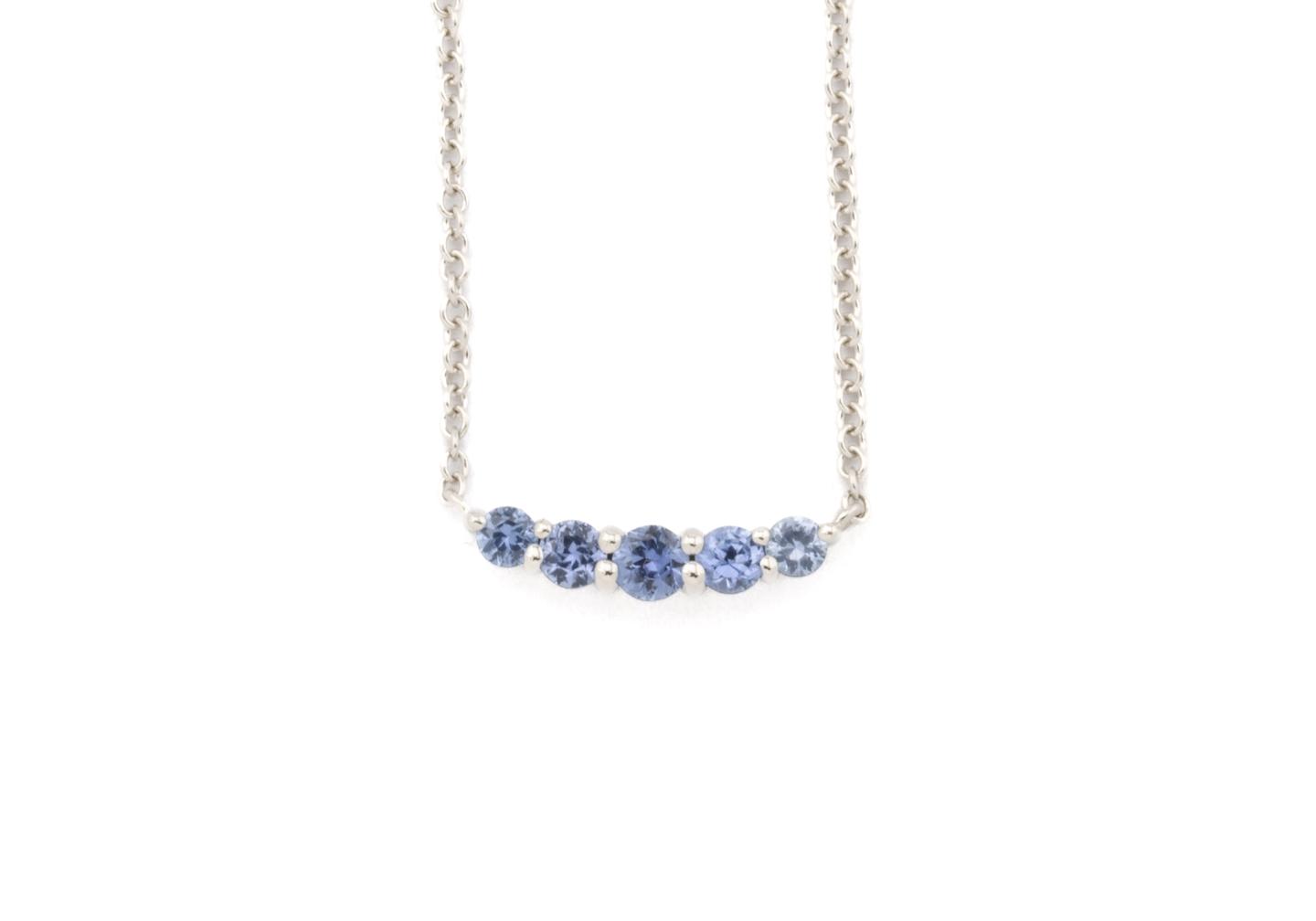 14k Yogo Sapphire Necklace