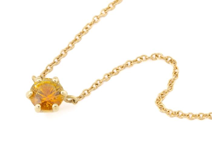 14K Fancy Montana Sapphire Pendant