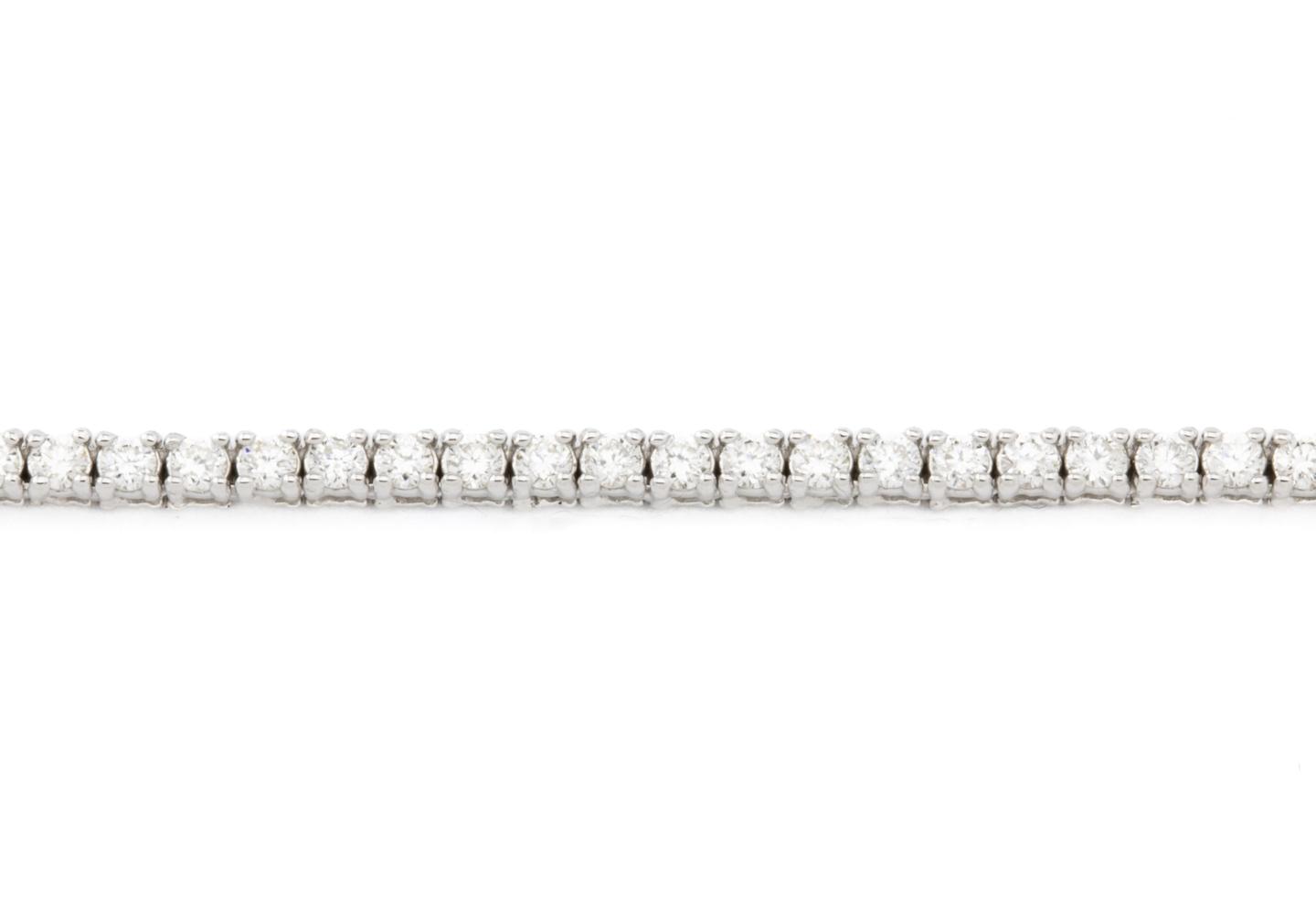 14k Diamond Tennis Necklace 