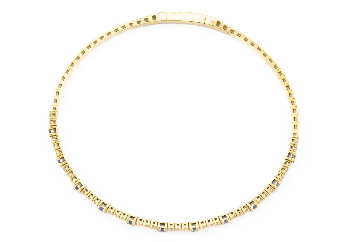 14K yogo sapphire bracelet