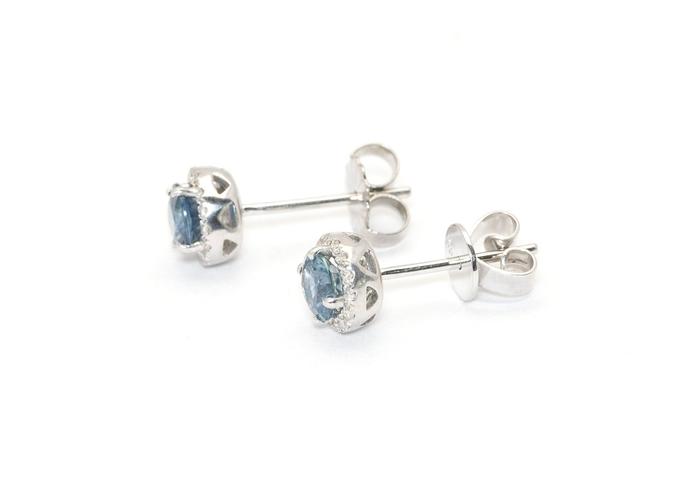 14k MT Sapphire Studs