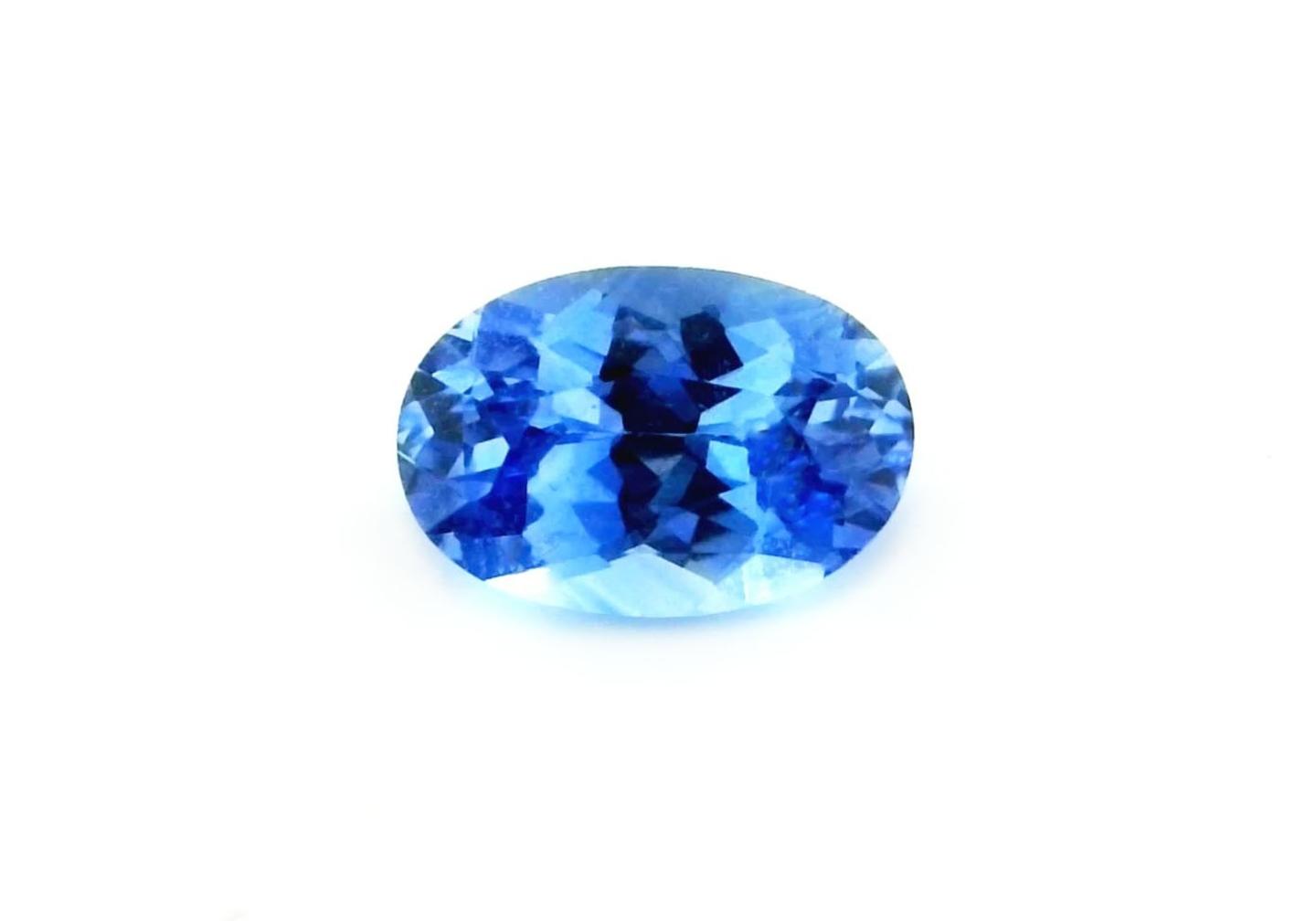1.07ct Light Blue Oval Sapphire