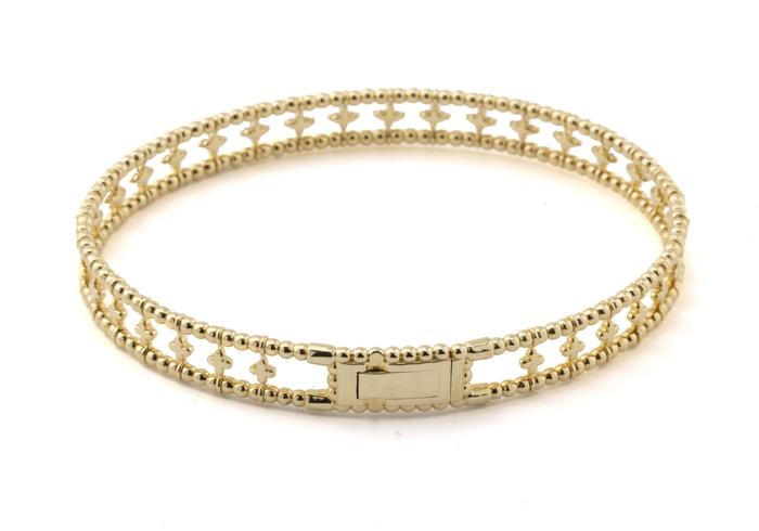 14K Diamond Bangle Bracelet