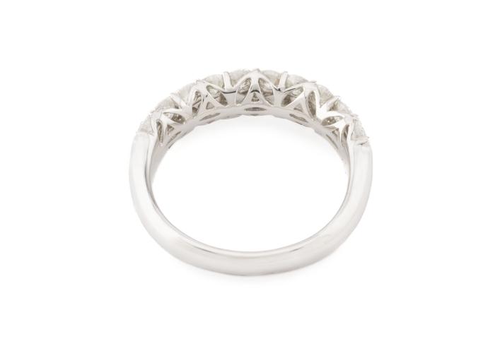 14K Diamond Wedding Band