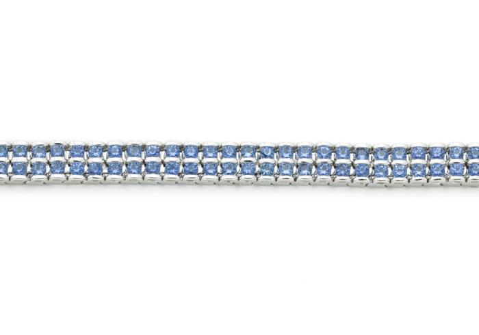 14k Yogo Sapphire Tennis