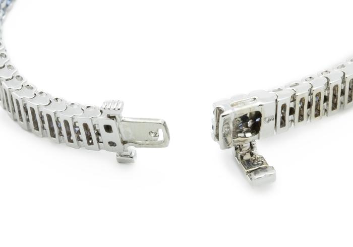 14k Yogo Sapphire Tennis