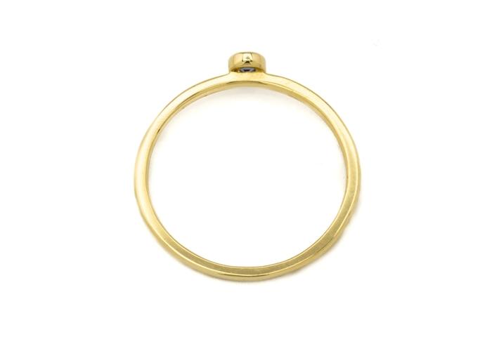 14k Yogo Sapphire Ring