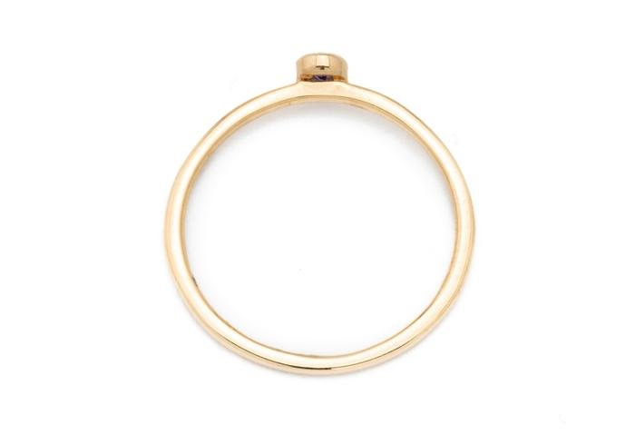 14k Yogo Sapphire Ring