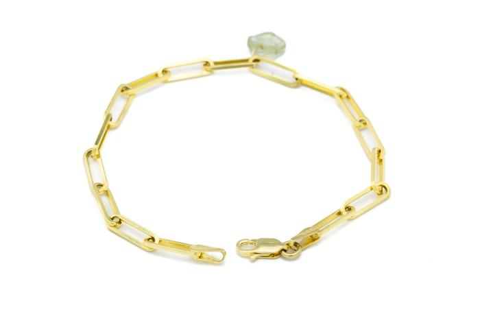 Imperfectionist Montana Sapphire 14K Chain Bracelet