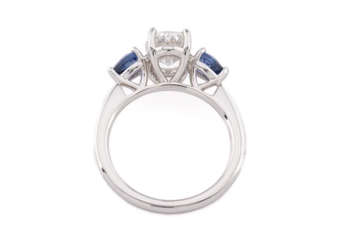 Diamond Yogo Engagement Ring
