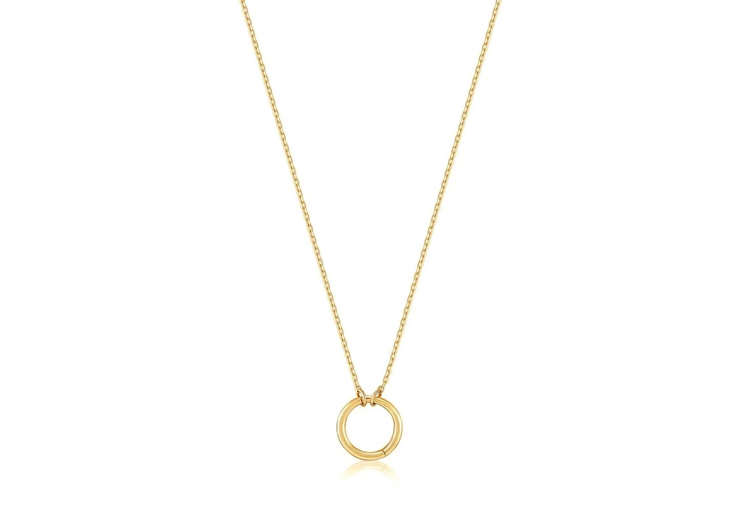 14K Charm Holder Necklace