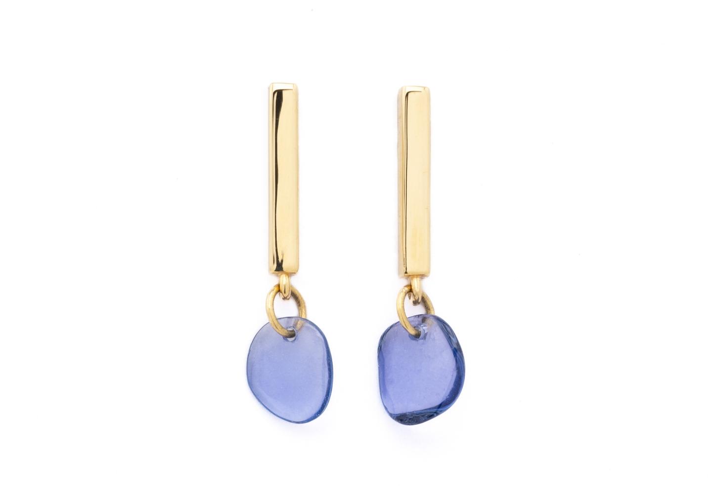 14K Yogo Drop Earrings