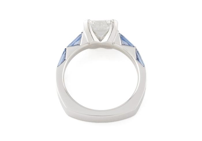 Aurum Baguette Engagement Ring