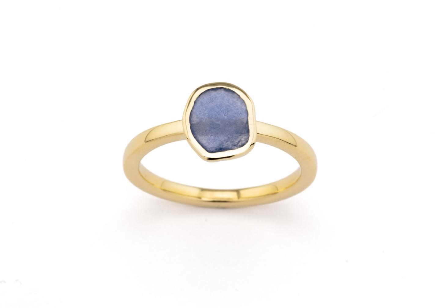 Aurum Bezel Stacker Ring